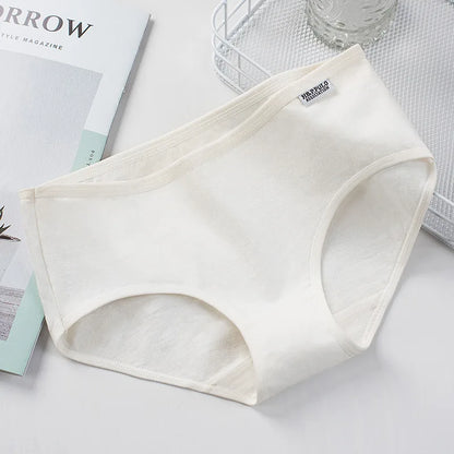 3Pcs Sexy Panties Women Cotton Underwear Antibacterial Briefs Girls Seamless Cozy Female Underpants Intimates Low-Rise Lingeries