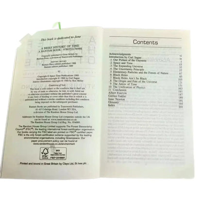 A Brief History of Time: Natural Science Fiction on the Mysteries of the Universe