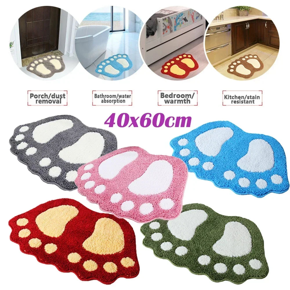 Bathroom Rugs Mats Water Absorbent Non-Slip Mat Used in Bathroom, Shower, Microfiber Bath Mat Machine Bath Mat Bathroom Mat