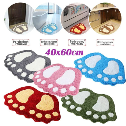 Bathroom Rugs Mats Water Absorbent Non-Slip Mat Used in Bathroom, Shower, Microfiber Bath Mat Machine Bath Mat Bathroom Mat