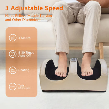 Foot massage machine Foot kneading foot leg massager electric heating home leg machine Christmas gifts, Valentine's Day gifts, M