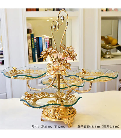 Kitchen Unique Plates Organizer Elegant Multifunctional Advanced Plates Pretty Luxury Charolas Decorativas Room Decoration