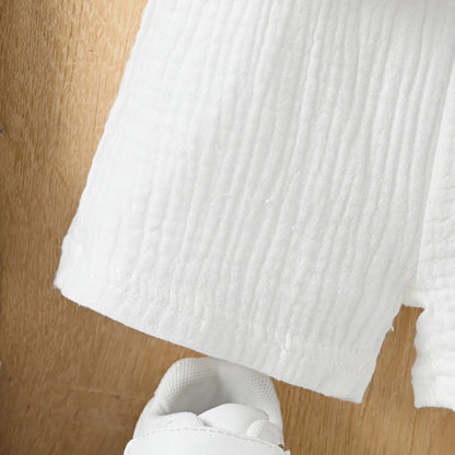 Kids Clothes 2 Piece Set Summer New Boys Casual Pockets Sports Suit Cotton Leisure T-shirt Cute clothing Solid Color Loungewear