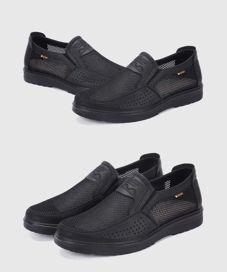 Men's Shoes 2025 Summer Casual Sneakers Breathable Mesh Chunky Sole Affordable Free Shipping