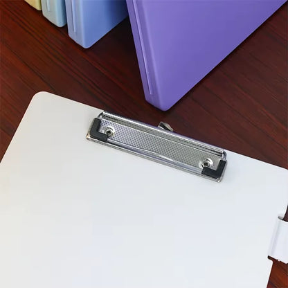 WQN-1PC Multi-Color Multi-function Large Capacity A4 Clip Storage Box For School And Office Use