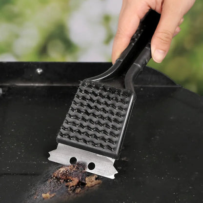Barbecue Brush Multifunctional Barbecue Cleaning Brush BBQ Stainless Steel Barbecue Wire Oven and Grill Cleaning Brush