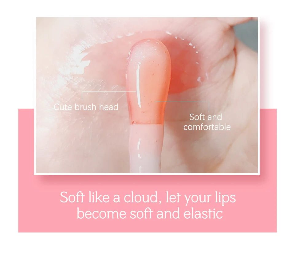 Crystal Jelly Moisturizing Lip Oil Plumping Lip Gloss Makeup Sexy Plump Lip Glow Oil Tinted Lip Plumper 6ml 1 Piece