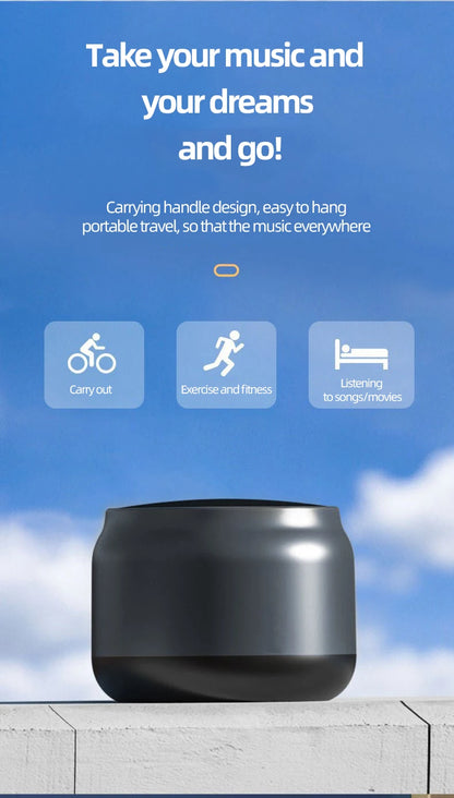 Wireless Bluetooth Speaker Portable Mini Outdoor Wireless Speakers Music Surround Loudspeaker HD Voice Shocking Bass