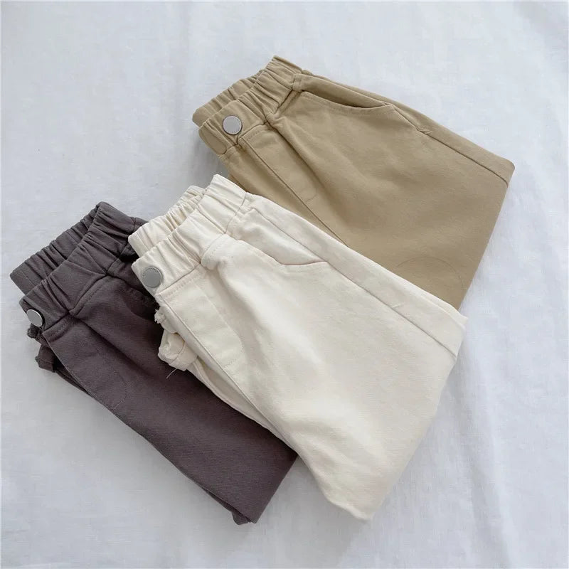 Kids Pants Kids Clothes Slacks Boys Girls Pants Foreign Style Korean Pants Autumn Spring Clothes for Kids