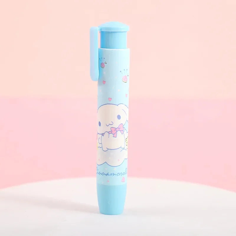 Creative Press Eraser Anime Kuromi Melody Cinnamoroll Cartoon Kawaii Stationery Gift Office School Supplies