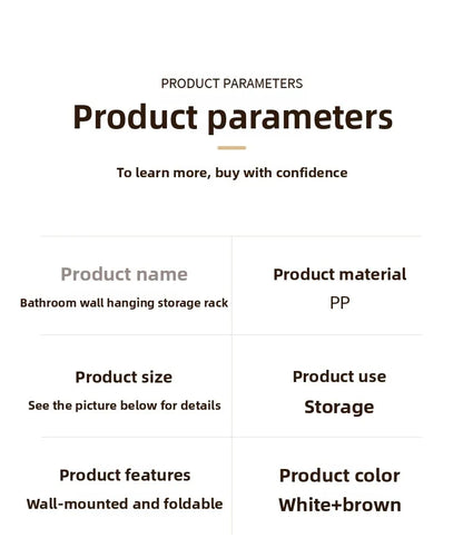 Bathroom Wall Cabinet - No-Drill Magnetic Door Storage Shelf with Dustproof Design, Hanging Organizer for Shower & Toiletries