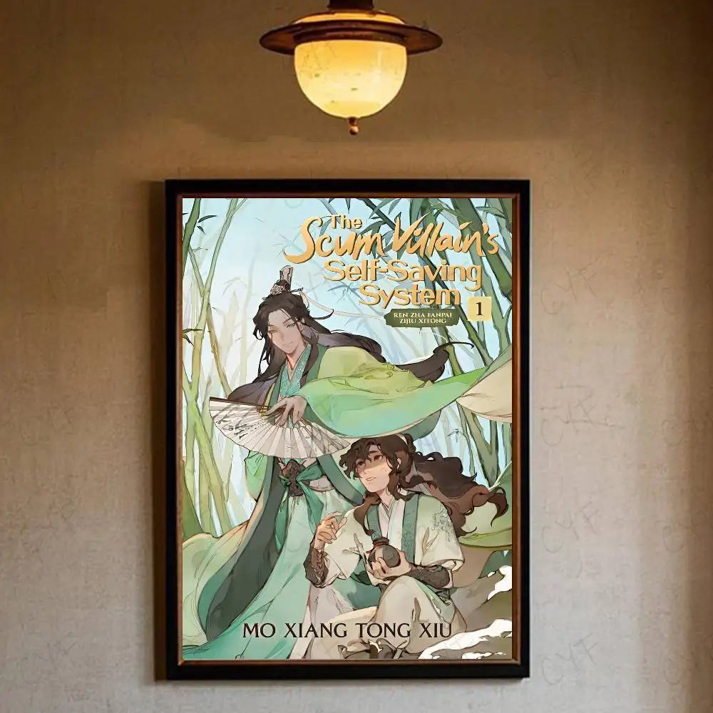 Comics S-scum Villains Self Saving SystemS Poster Wall Art For Bedroom Living Room Hallway Bar Home Decoration Gift