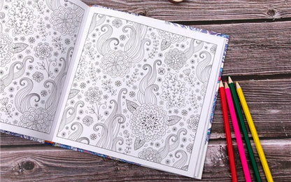 1 Books Mandalas Flower Coloring Book For Children Adult Relieve Stress Kill Time Graffiti Painting Drawing Art Book Stationerys