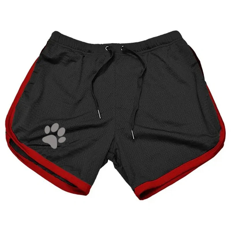 Mens Gym Fitness Shorts Bodybuilding running sports shorts Jogging Workout Male Summer Breathable Mesh Shorts men Sweatpants02
