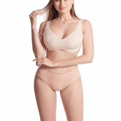 10PCS women's panties Cotton striped bikini panties Sexy sport thong soft, comfortable and breathable pure cotton sexy