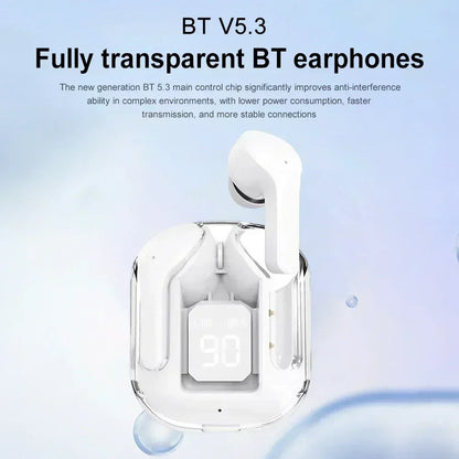T2 Wireless Mini Earbuds LED Power Digital Display TWS Wireless Headset Stereo Sound Bluetooth Headphones