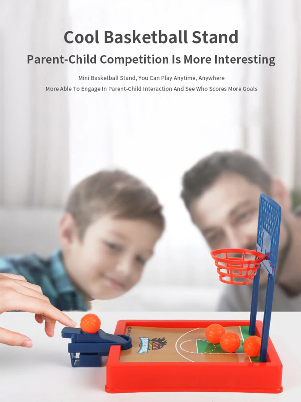 Basketball Game.Mini Desktop Tabletop Portable Travel Or Office Game Set for Indoor Or Outdoor. Fun Sports Novelty Toy Or Gift