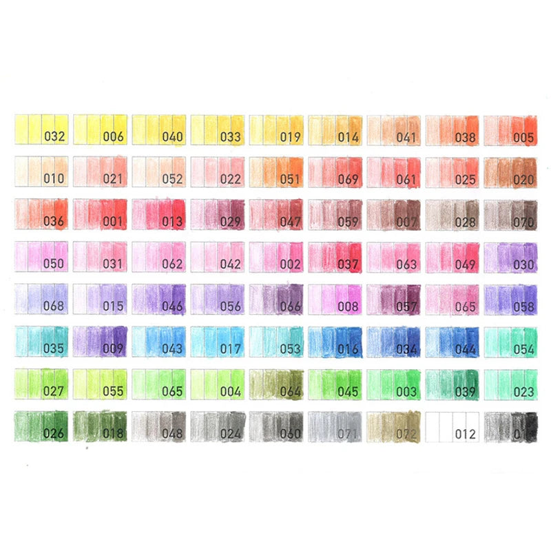 12/18/24/36/48/72 Colors Oily Colored Pencils Set Wood Professional Artist Painting Drawing Sketch Art Design Student Supplies
