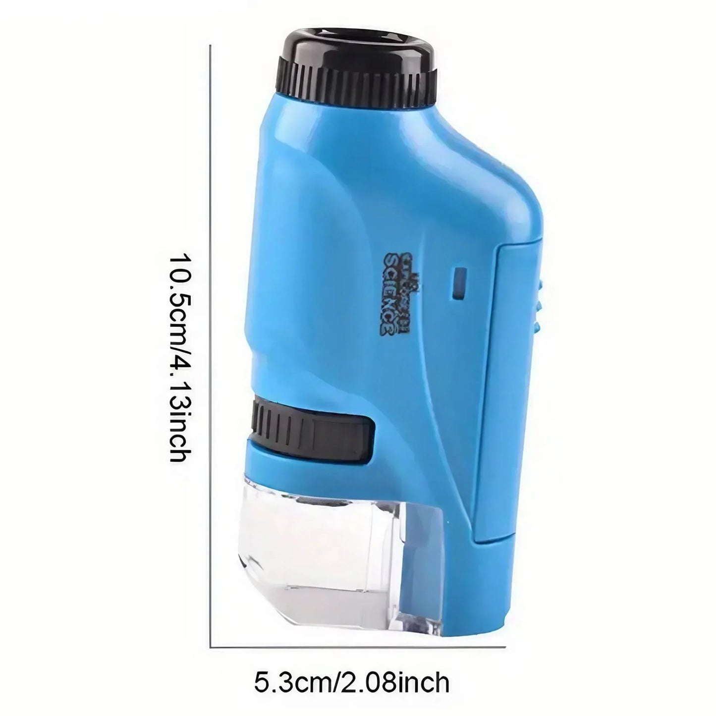 Portable Handheld 60X-100X Magnification Microscope Optical Lens Scientific Observation Tool