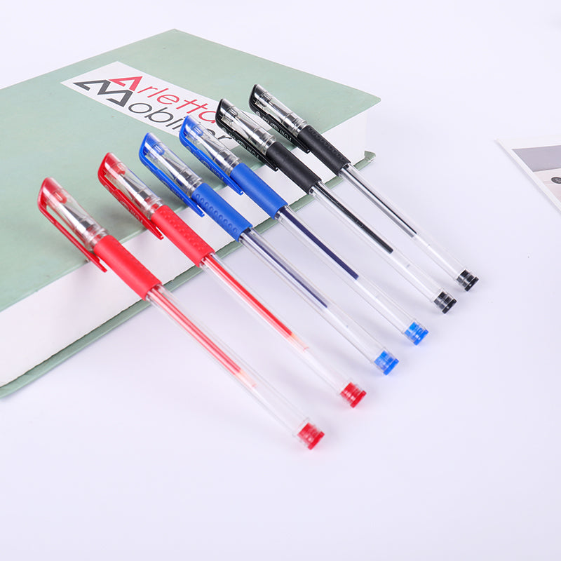 Gel pens Set Black Blue Red Refill Gel Pen Bullet Tip 0.5mm School & office Supplies Stationery kawaii accessories stationery