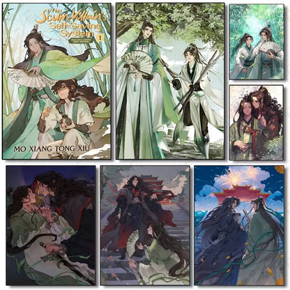 Comics S-scum Villains Self Saving SystemS Poster Wall Art For Bedroom Living Room Hallway Bar Home Decoration Gift