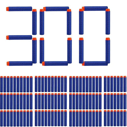 Blue Soft Hollow Hole Head Bullets 7.2cm For Nerf Refill Darts Toy Gun Bullets For Nerf Series Blasters Xmas Kid Children Gift