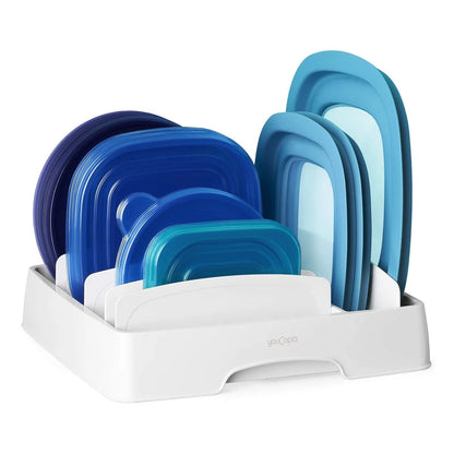 Kitchen Dish Drying Rack, Plate Cup Stand Holder, Tray Food Container Adjustable Lid, Storage Shelf, Kitchen Organizer, Cabinets