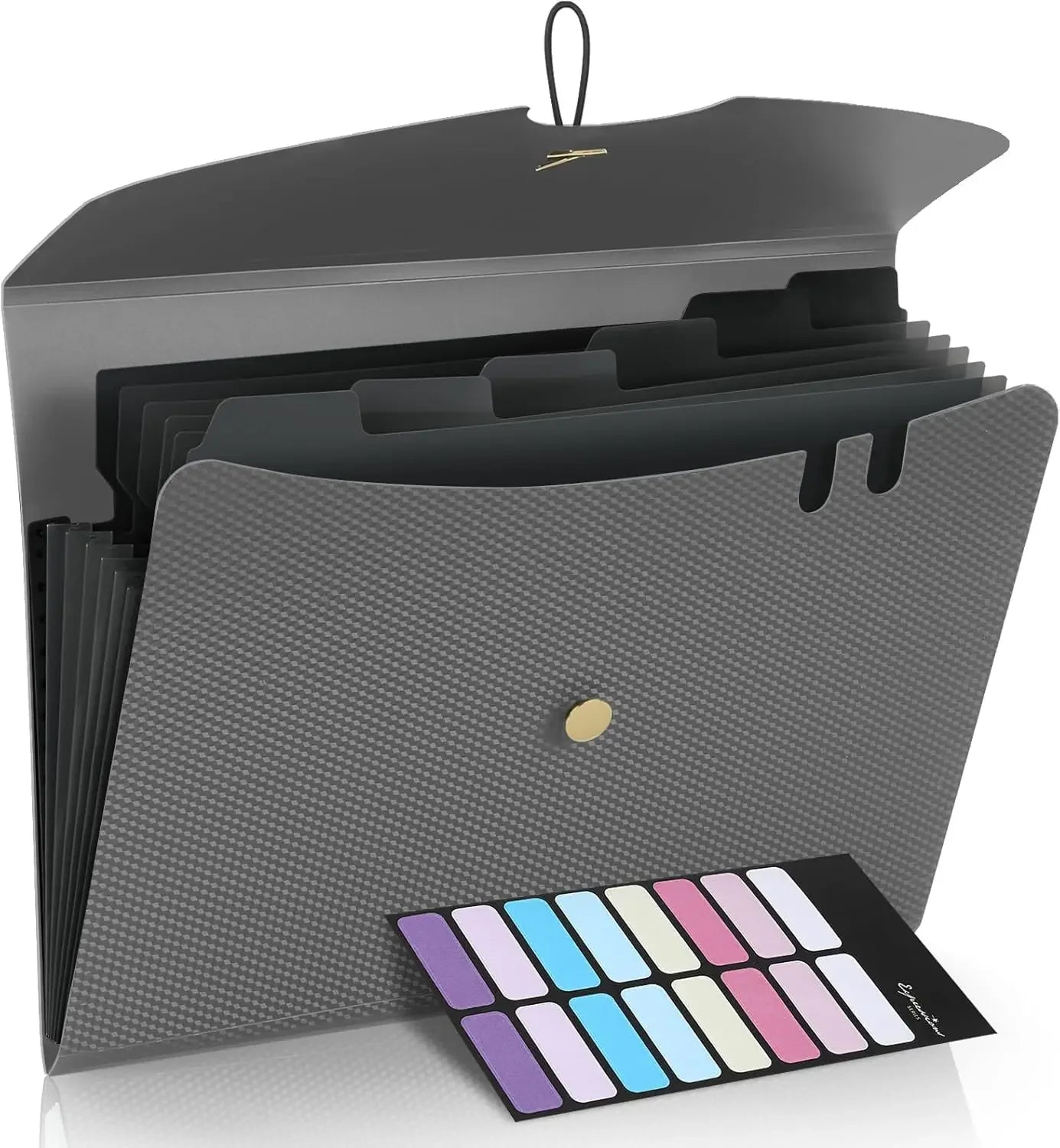 Expanding File Folder,5 Pocket Folders for Documents,Portable Paper Organizer for School Office Supplies,A4 Size