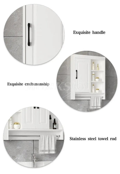 Bathroom Wall Cabinet Wooden Cabinet Bathroom Furniture Over Toilet Storage And Shelves Cupboard Above Toilet With Large Space