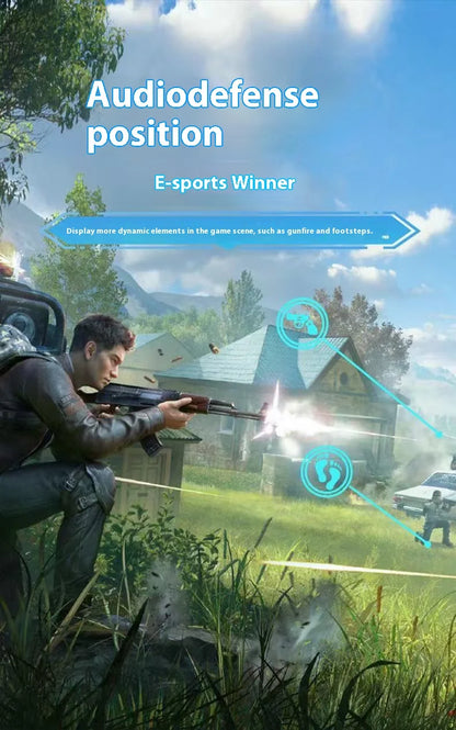 سماعات أذن رياضية GM02 بلوتوث 5.3 لاسلكية للألعاب مع ميكروفون وسماعات موسيقى ثنائية الوضع جديدة