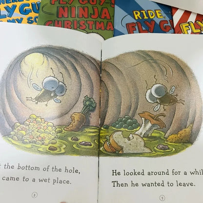 15 Books English Usborne Books for Children Kids Picture Books Baby Famous Story The Fly Guy Series Fun Reading Story Book