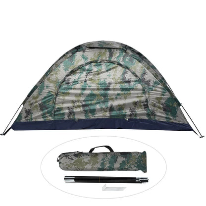Camping Tent Fishing Tent Leisure Tent Outdoor Single Person Leisure Windproof Tent for Camping Fishing Climbing Camouflage