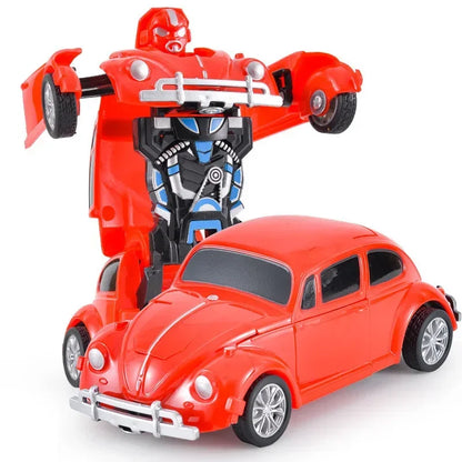 Transforming Inertial Car with Collision Technology: Autobot Robot Car for Boys