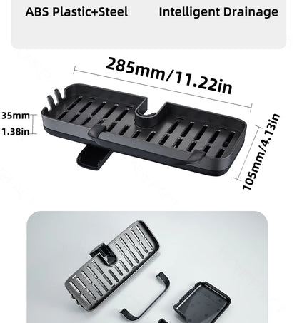 Kitchen Faucet Rack  Kitchen Accessories Sponge Storage Rack Kitchen Sink Rack Holder Dishcloth Towel Rack Filter Basket