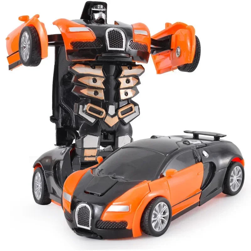 Transforming Inertial Car with Collision Technology: Autobot Robot Car for Boys