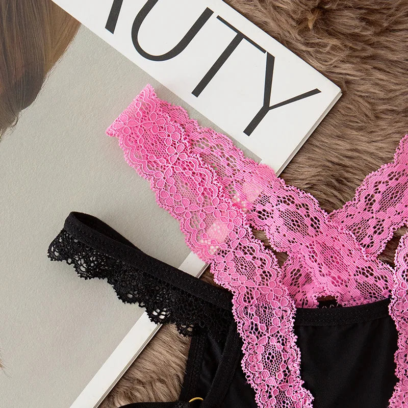 Sexy Girls Briefs Women Panties Lace G String Thong Hollow Out Underwear Low Waist Seamless Female Lingerie