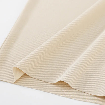 Women Ankle-Length Wide Leg Pants Casual Summer Solid Elastic Waist Loose Ice Silk Pants Spring Summer Female Trousers