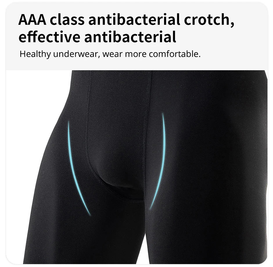 1/2/5Pcs Teenagers To Adults Multi-size Men's Sports Underwear Fitness Long Boxer Shorts Running Training Basketball Football Sh