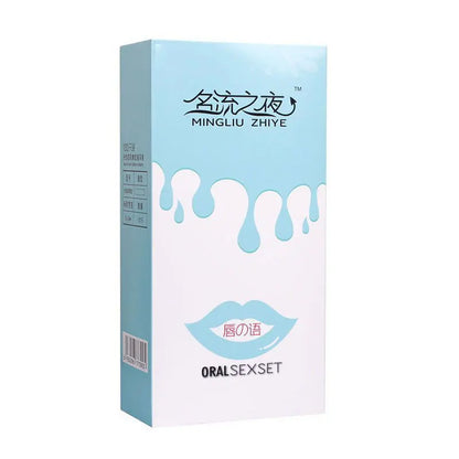 PERSONAGE 100pcs Natural Latex Condom NO OIL Fruity Taste Oral Condom Ultra Thin Smooth Penis Sleeve Safer Contraception for Men
