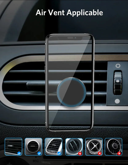 Magnetic Phone Holder in Car Stand Magnet Cellphone Bracket Car Magnetic Holder for Phone for iPhone 15 14 13 12 Huawei Xiaomi