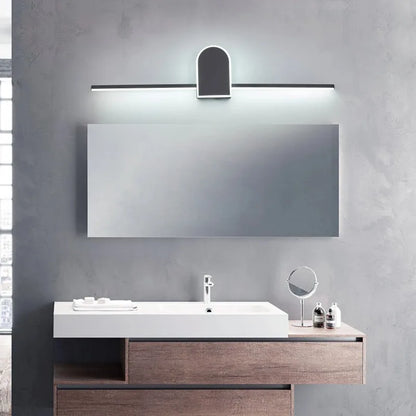 Bathroom Mirror Front Light Modern Led Wall Light Black&White Luminaires Sconce Wall Lamp L70 90 110cm Bathroom Lamp