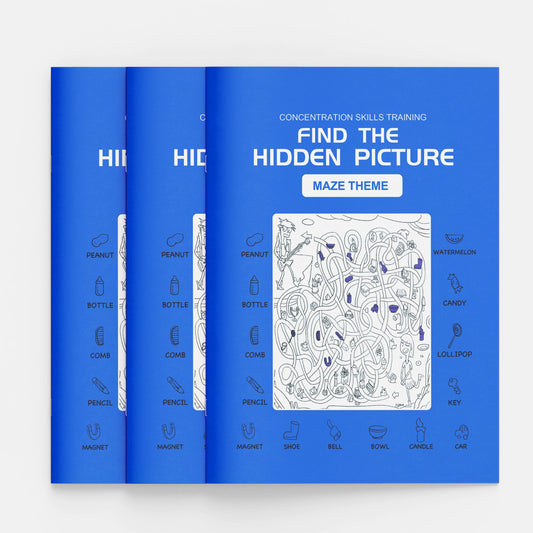 Pique Your Child's Imagination with this Delightful Hidden Objects Book - Ideal for Building Focus and Attention