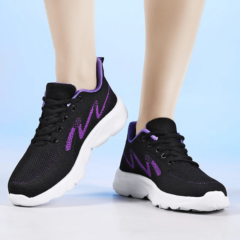 Sneakers for Women 2024 Trend Comfortable Woman Shoes Summer Footwear Breathable Casual Sport Running Walking Shoes Luxury Brand
