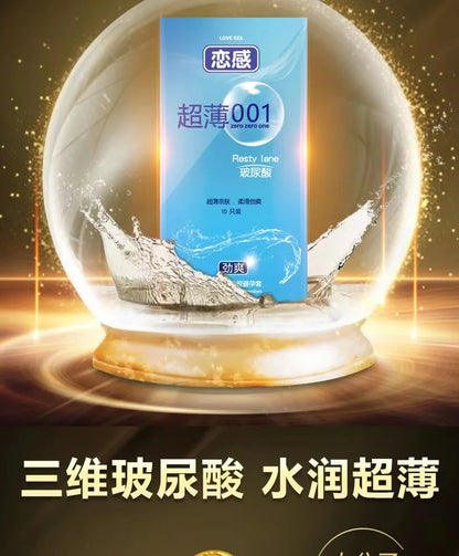 30pcs Ultra Thin Condoms For Men Delay Ejaculation Intimate Condone Hyaluronic Acid 0.01 Slim condom Natural Latex Penis Sleeve