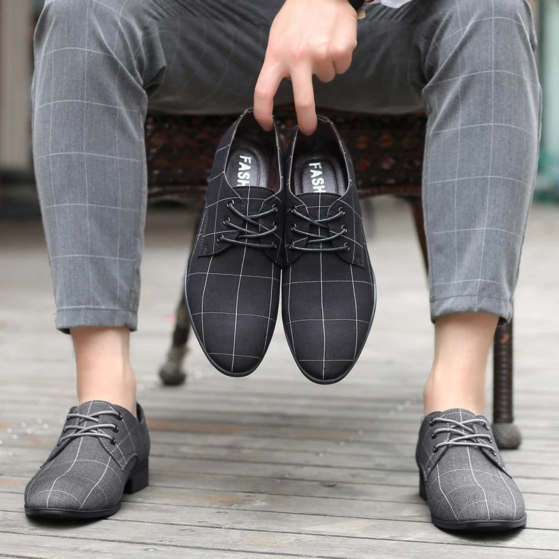 Shoes for Men with Free Shipping Men Shoes Luxury Brand High Quality Lace Up Oxfords Business Shoes Zapatos De Vestir Hombre