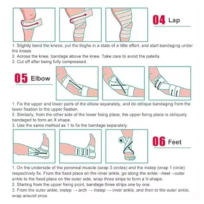 Self Adherent Cohesive Bandage Wrap Stretch Non Woven Self Adhesive Tape - Skin Colour Athletic Elastic Bandage