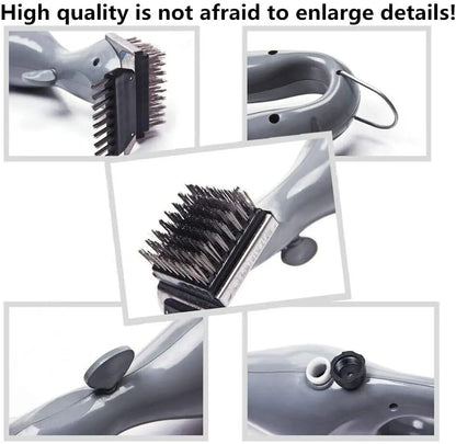 BBQ Grill Outdoor Steam Cleaning Brushes Barbecue Cleaner Suitable For Charcoal Scraper Gas Accessories Cooking Kitchen Tool