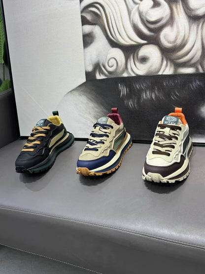 أحذية رياضية رجالية أحذية رياضية بنعل سميك أحذية رياضية كاجوال رياضية وترفيهية أحذية بدون كعب مقاومة للانزلاق