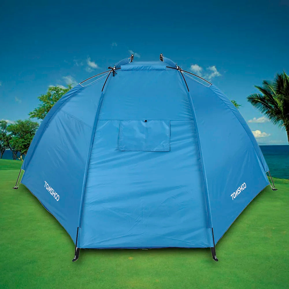 خيمة شاطئ خارجية لشخصين، ملاجئ، ظلة، حماية من الأشعة فوق البنفسجية، خيمة خفيفة الوزن للغاية لصيد الأسماك والنزهات والمنتزهات الصيفية، مظلة، ظلة، مأوى