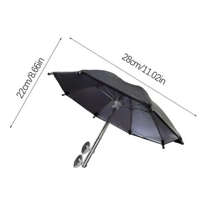 Mobile Phone Parasol Phone Umbrella For Sun Anti-Glare Sun Shade Cover Sun Shield Car Shade Visor Cell Phone Sunshade Holder